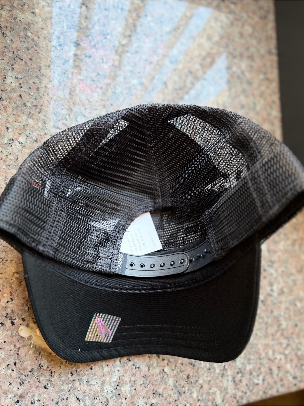 '47 Raiders Black Logo Adjustable Cap - Picture 2 of 2